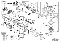 Bosch 3 601 GD0 5B0 GWS 17-125 S INOX Angle Grinder Spare Parts
